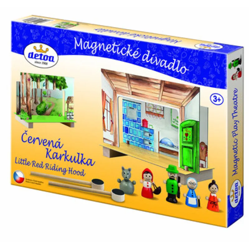 Detoa Detské divadlo magnetické - Červená Čiapočka