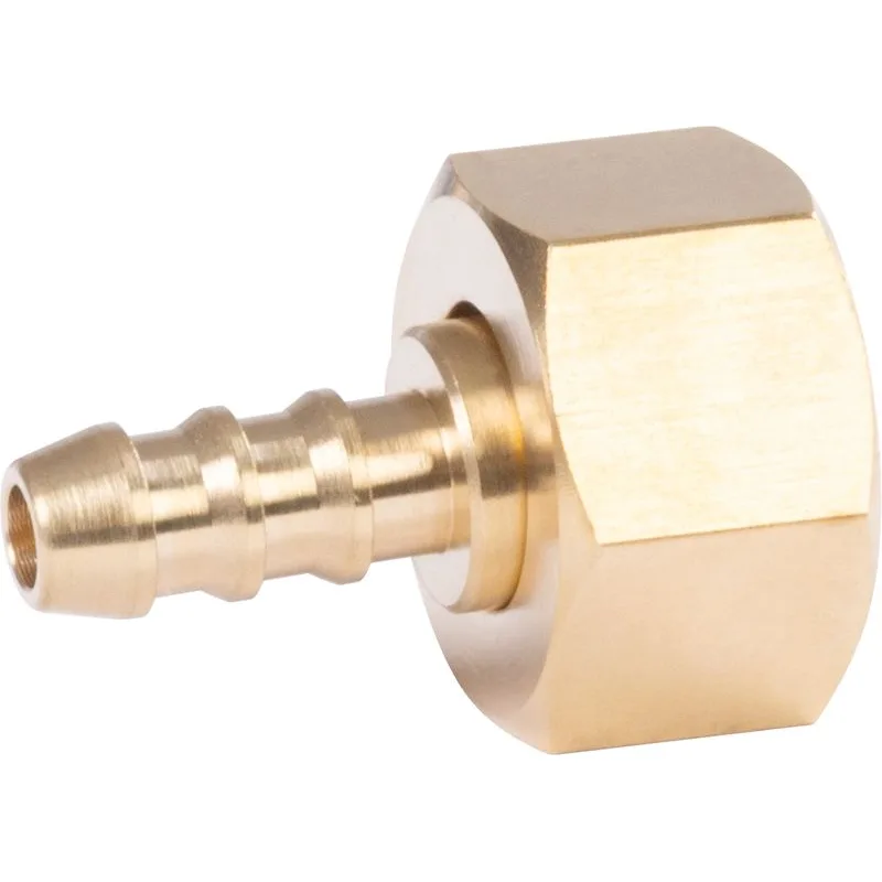 Nátrubok na vzduch Airtool, jednocestný, G1/2"-LH, s maticou, 8 mm