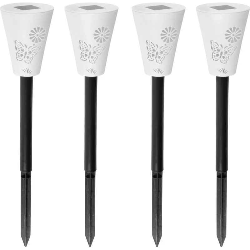 Solárna lampa Sargas 7x35 cm – 2 LED, 4 ks