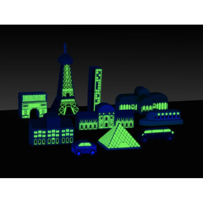 Wonderworld Svietiace kocky Paris