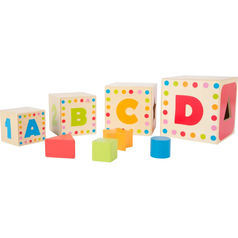 Didaktické vkladacie kocky ABC