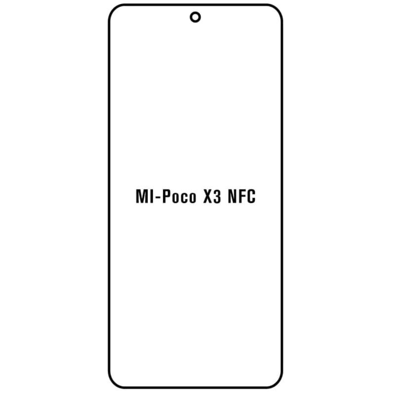 Ochranná fólia Sunshine Hydrogel pre Xiaomi Poco X3 NFC Variant:: zadná matná