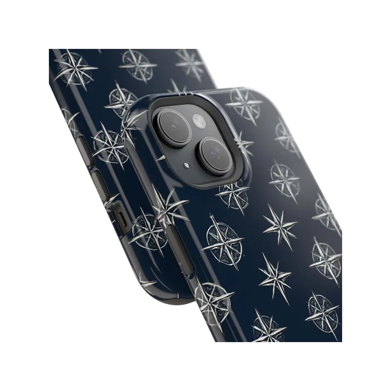 ZEPHYRA Navy Compass - iPhone 13 Mini Kryt