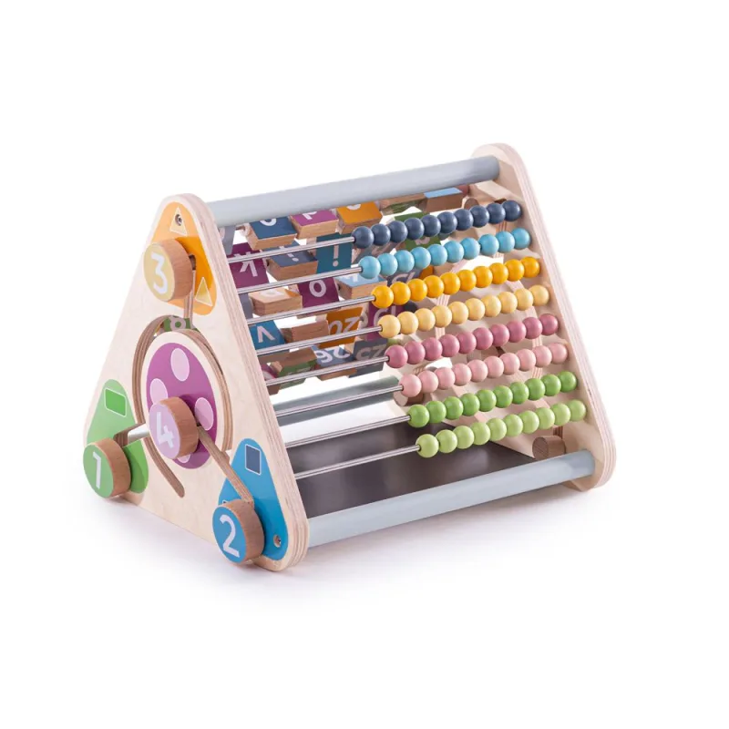 Bigjigs Toys Aktívny trojuholník Počítadlo a abeceda