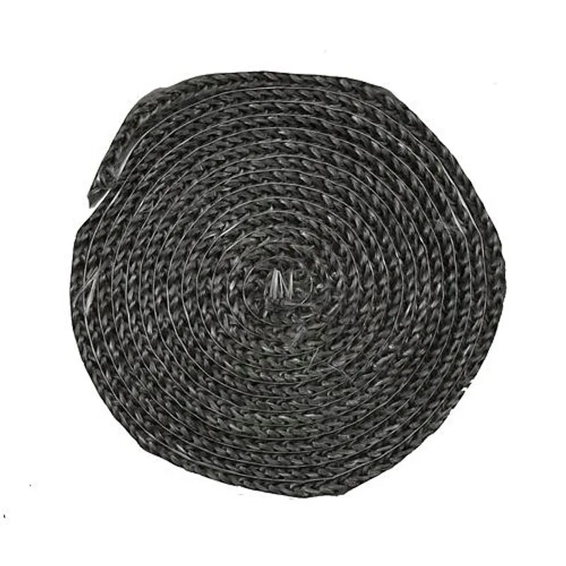 Šnúra sporáková Strend Pro, L-2.5 m, plochá 10 mm, grafitová