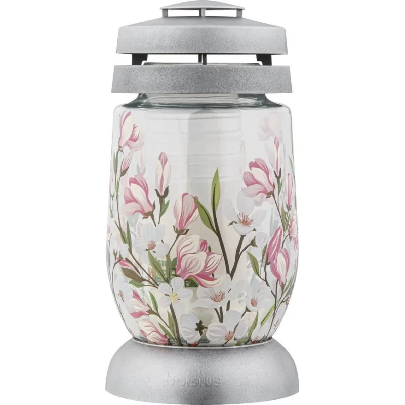 Kahanec na hrob 3S Magnólia, silver, 22 cm, s náplňou 36 h