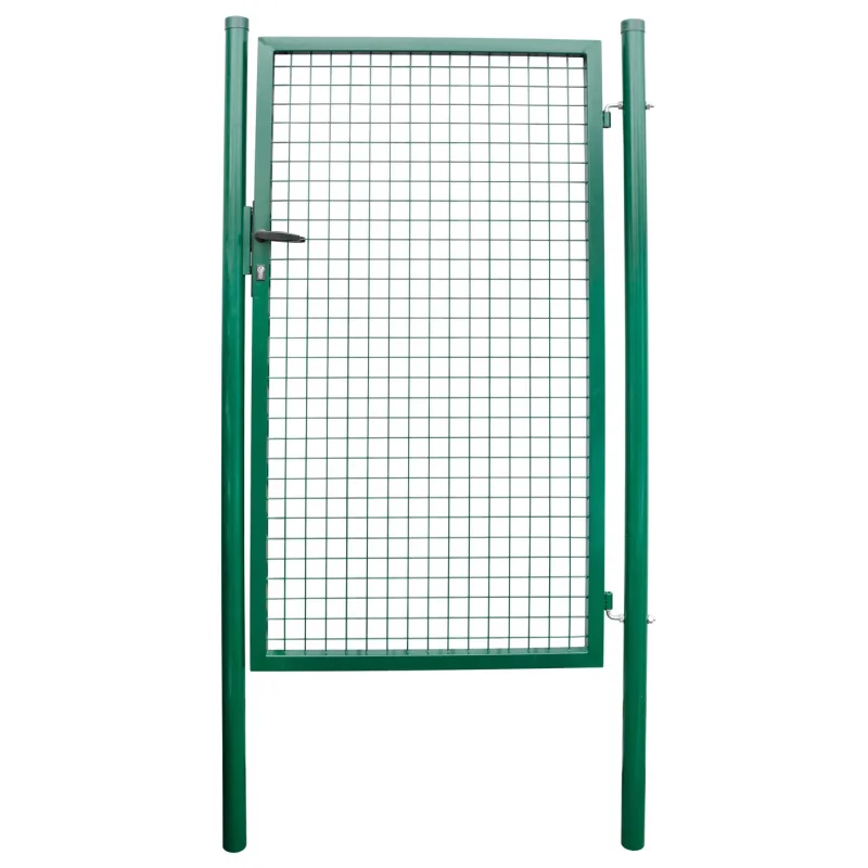 Brána 1000/1200/50x50 mm – jednokrídlová záhradná brána, zelená