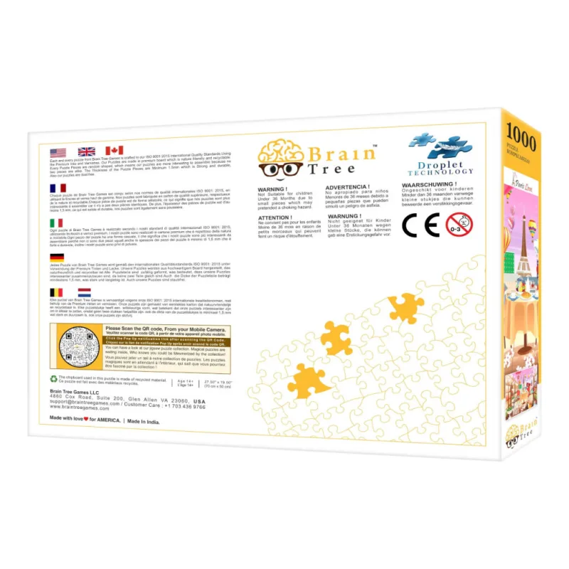 Brain Tree Puzzle Láska z Paríža 1000 dielikov
