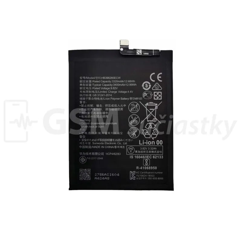 Batéria Huawei P Smart 2019, Honor 10 Lite - HB396286ECW Variant:: OEM