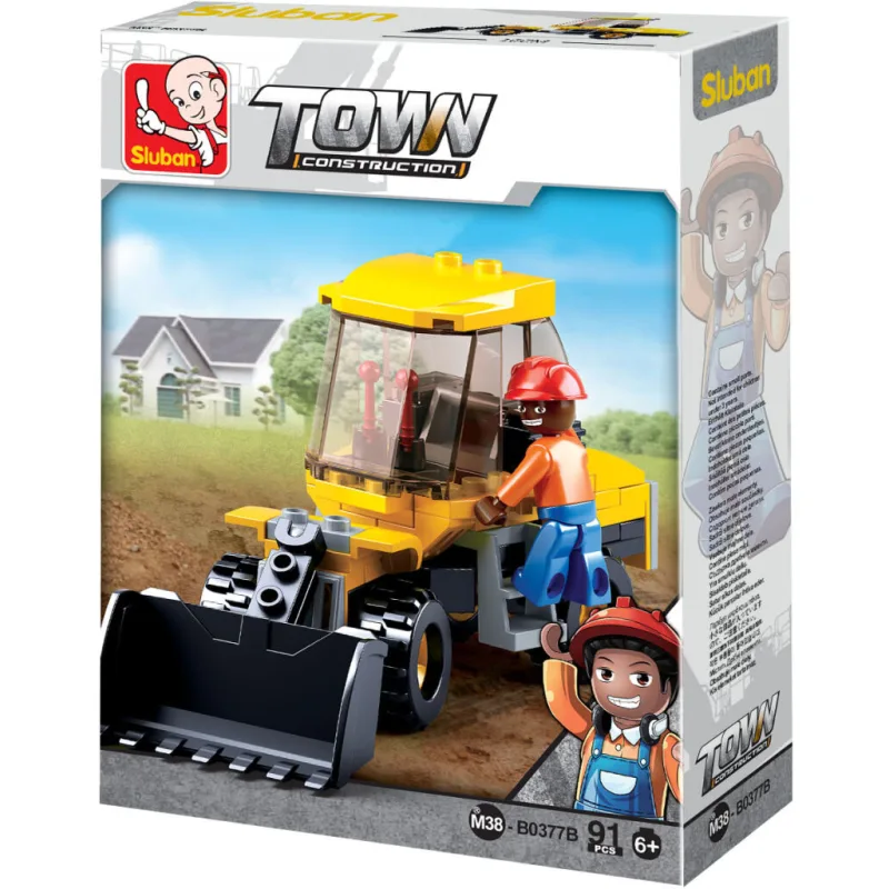 Sluban Town Stavitelia M38-B0377B Malý Bager / nakladač