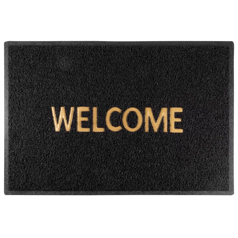 Rohožka pred dvere CBM 122 Welcome – čierna, 60x90 cm