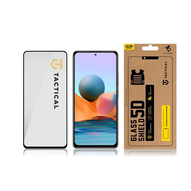 Mocolo Ochranné 5D sklo na celý displej Xiaomi Redmi Note 10 Pro/10 Pro Max Black