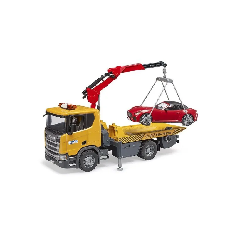 Bruder 3552 Scania Super 560R Odťah s autom