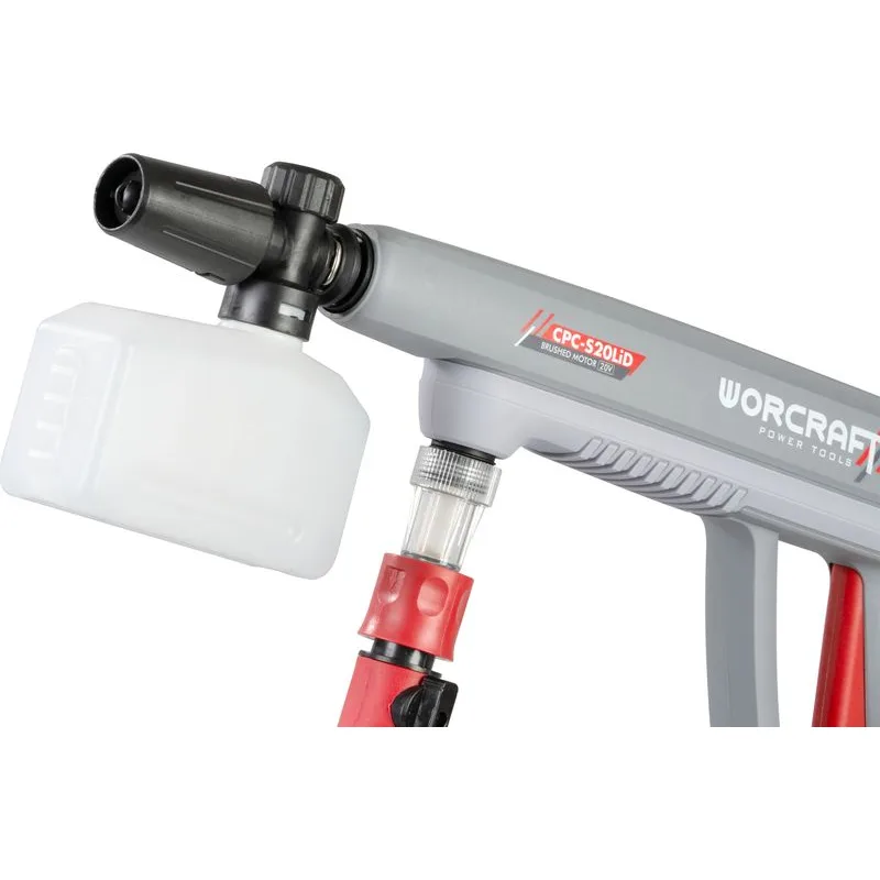 Pištoľ Worcraft CPC-S20LiD, ShareSYS, vysokotlakový čistič, STRONG PRESSURE