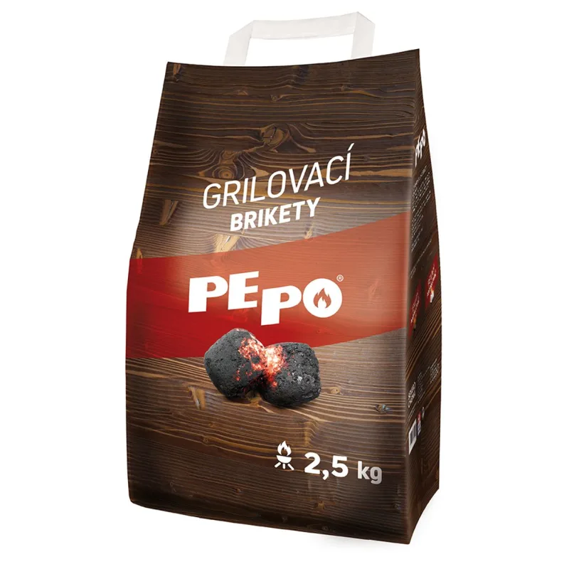 Brikety PE-PO 2.5 kg, na grilovanie