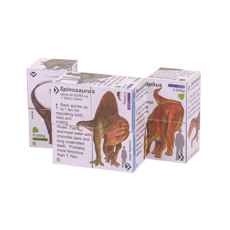 Kniha v kocke Dinosaury