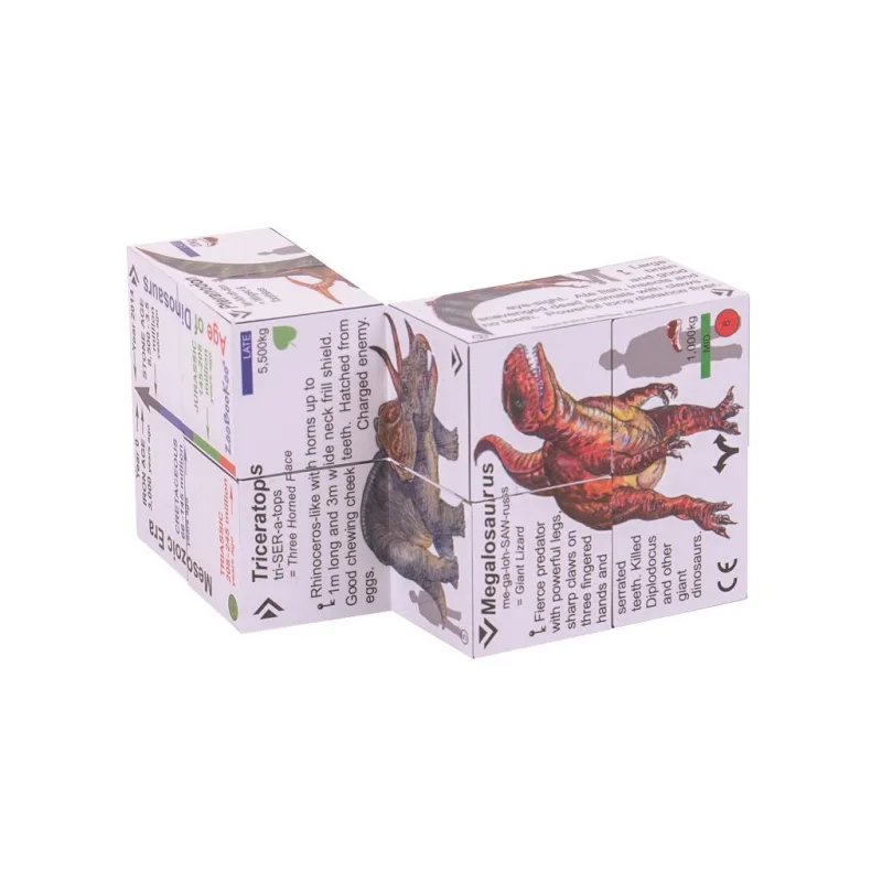 Kniha v kocke Dinosaury