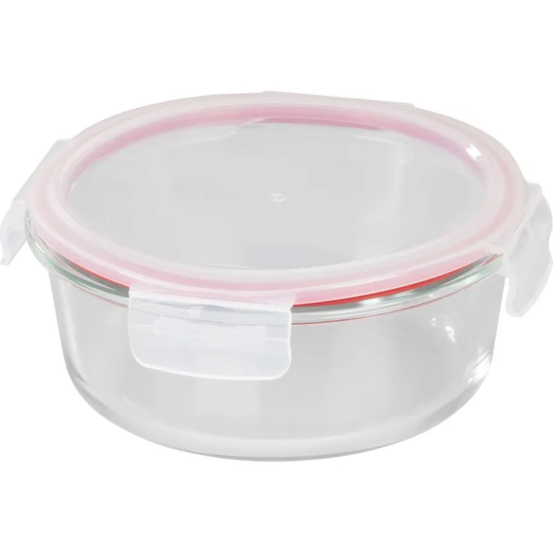 Dóza MagicHome okrúhla 950 ml, sklenená, s vekom Clip