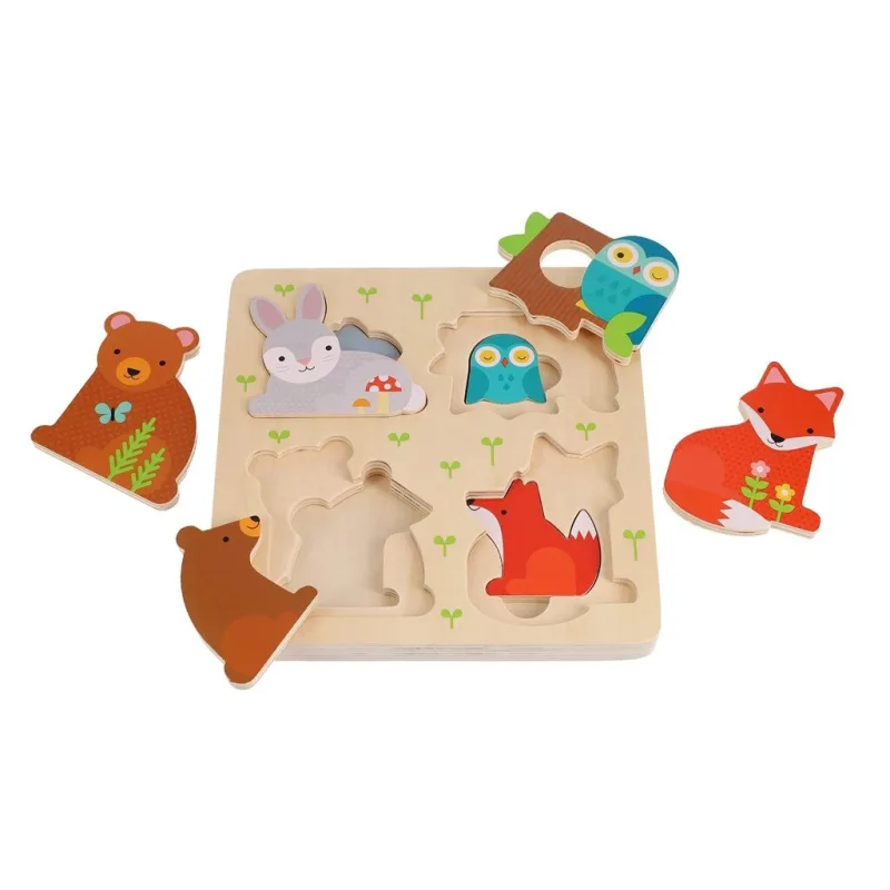 Drevené odkrývacie puzzle Si moje bábätko