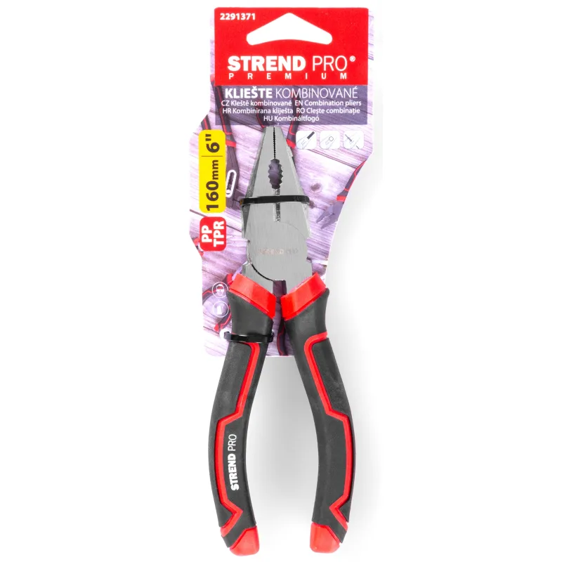 Kliešte Strend Pro Premium ComfortGrip DL410, 160 mm, kombinované
