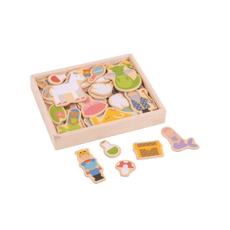 Bigjigs Toys Magnetky rozprávkové 35 ks