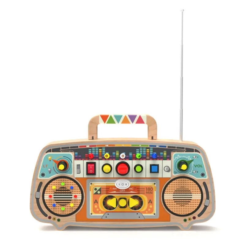 2Kids Toys Activity board Drevené FM rádio