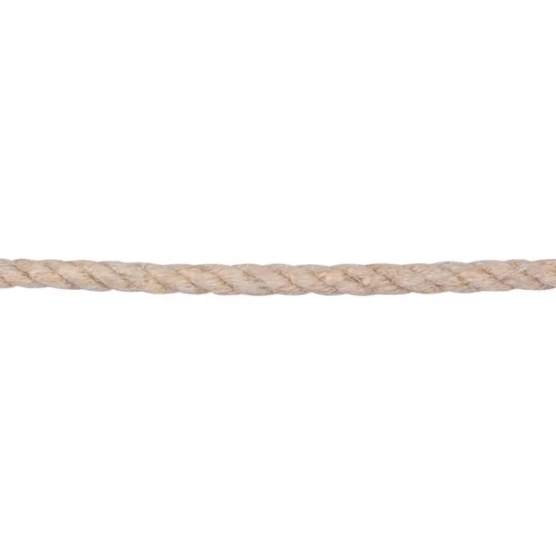 Lano Strend Pro Premium 5 mm, jutové, prírodné, stáčané, 20 m