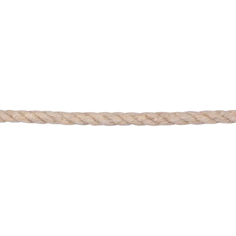 Lano Strend Pro Premium 5 mm, jutové, prírodné, stáčané, 20 m