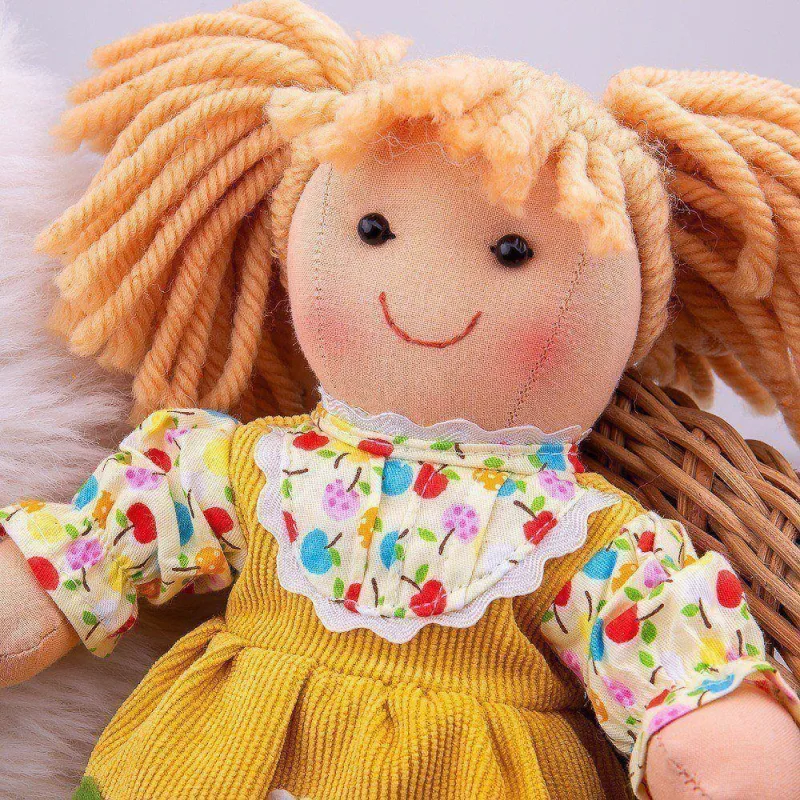 Bigjigs Toys Látková bábika Daisy - 28 cm