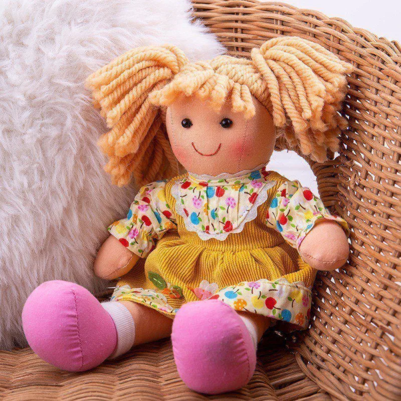 Bigjigs Toys Látková bábika Daisy - 28 cm