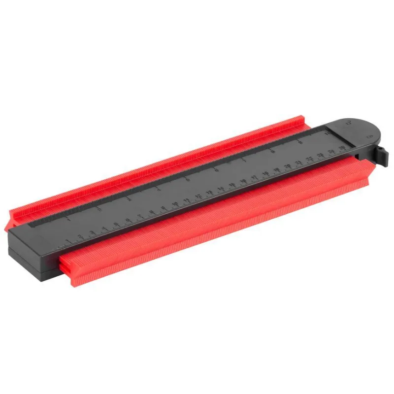 Šablóna na obkreslenie tvarov DG680, 250x101 mm, s uzamknutím a magnetom