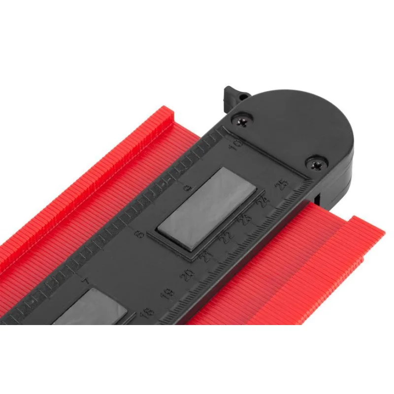 Šablóna na obkreslenie tvarov DG680, 250x101 mm, s uzamknutím a magnetom