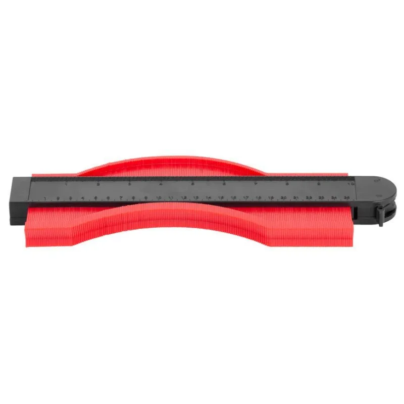 Šablóna na obkreslenie tvarov DG680, 250x101 mm, s uzamknutím a magnetom