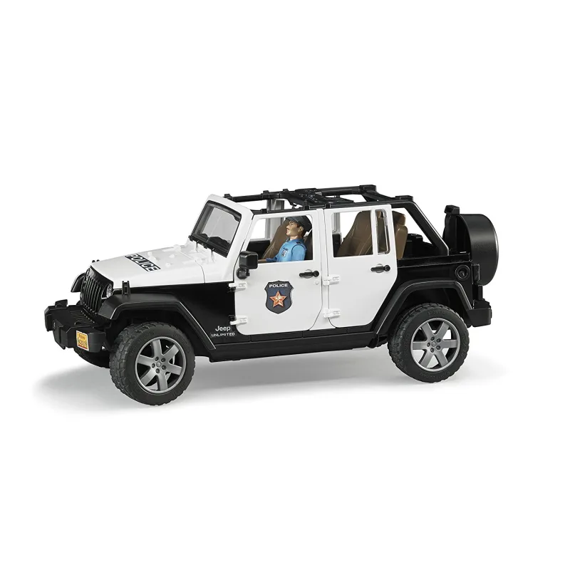 Bruder 2526 Jeep Wrangler Rubicon Polícia