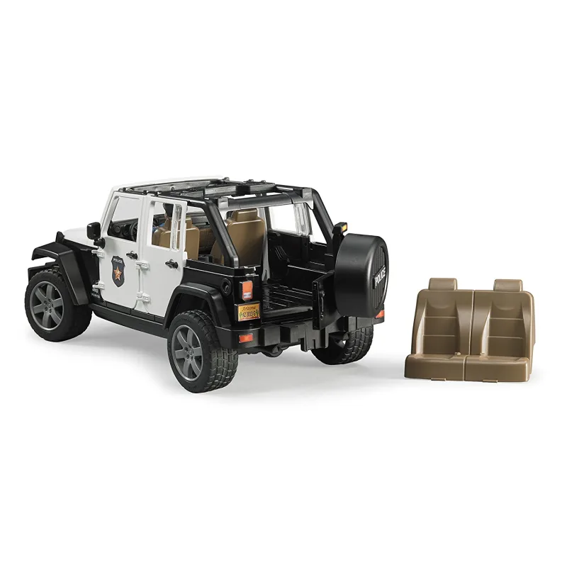Bruder 2526 Jeep Wrangler Rubicon Polícia