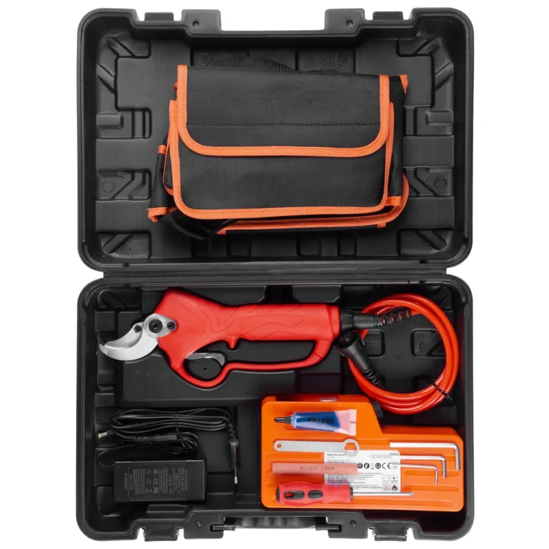 Akumulátorové nožnice na konáre a vinič Strend Pro Profesional 36V 4Ah, max. 4 cm