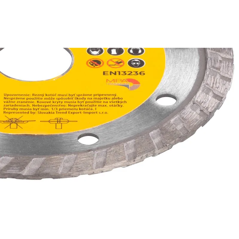 Diamantový kotúč Strend Pro 521C, 115 mm, Turbo +