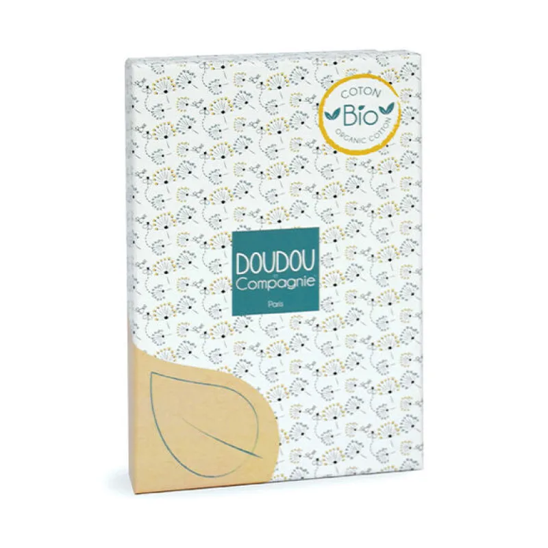 Doudou Darčeková sada - Líška s dečkou z BIO bavlny 20 cm
