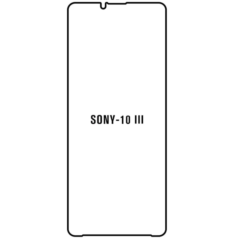 Ochranná fólia Sunshine Hydrogel pre Sony Xperia 10 III Variant:: predná čirá
