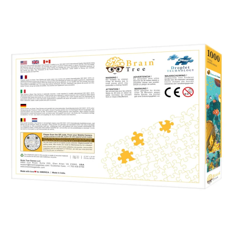 Brain Tree Puzzle Poklad pod hladinou 1000 dielikov