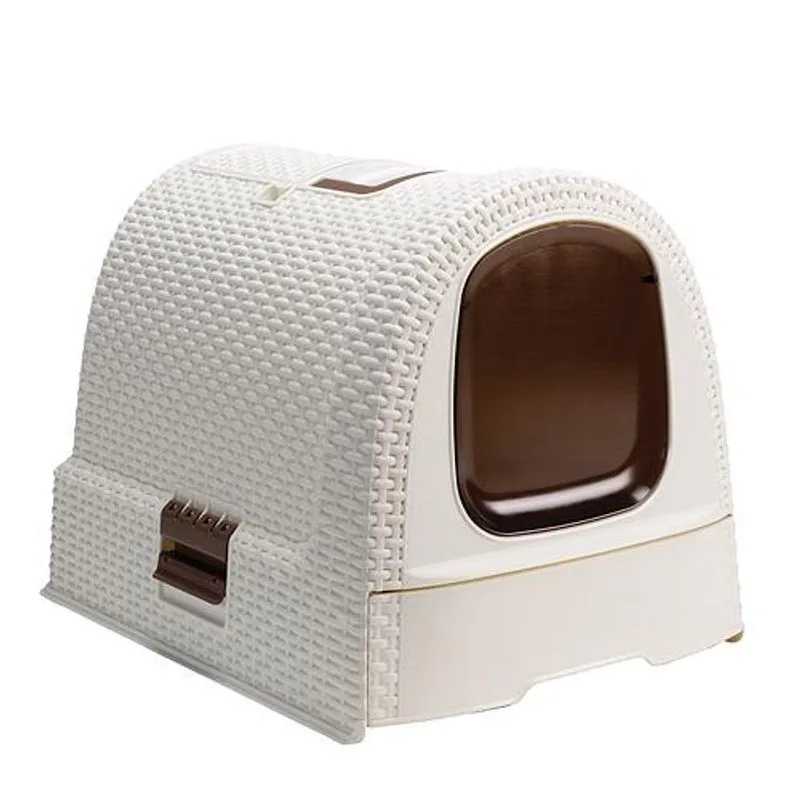 Toaleta pre mačku Curver LITTERBOX, vintage dizajn, 51x38x40 cm