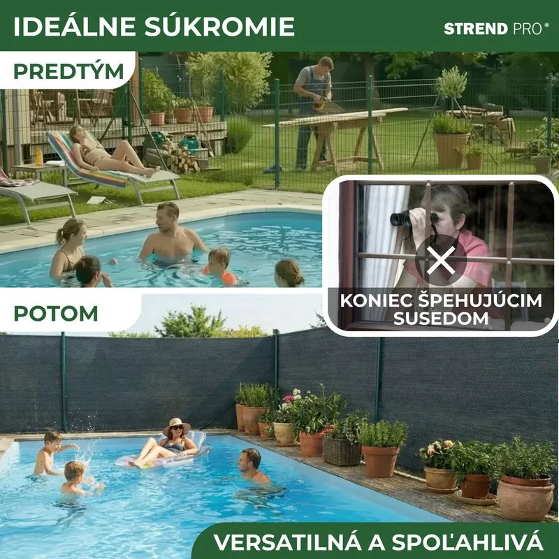 Tieniaca plachta SHADE.NET, 95 %, 1,0x10 m, antracit, 230 g/m²