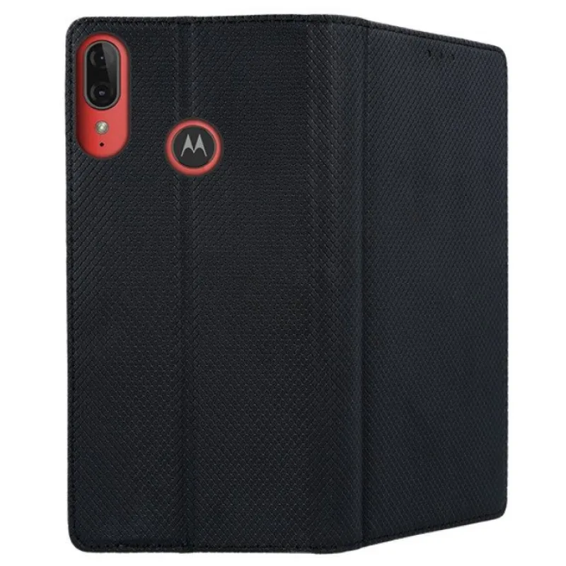 Smart Book Knižkové puzdro Motorola Moto E6i, E6s Farba: Čierna