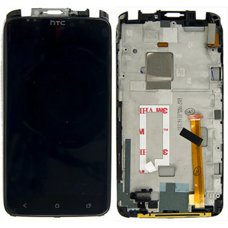LCD displej + Dotykové sklo HTC One X Variant:: Čierna + rám