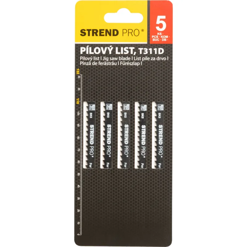 List STREND PRO T311D 132 mm, 6z, drevo, bal. 5 ks