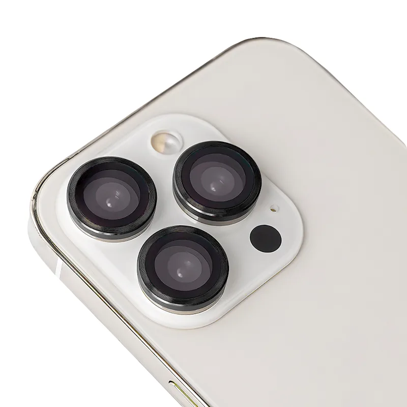 Ochranné sklíčka fotoaparátu pre iPhone 15 Pro, 15 Pro Max Variant:: Tvrdené sklo