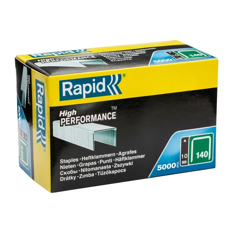 Spony do sponkovačky RAPID 140, 10 mm, 5000 ks