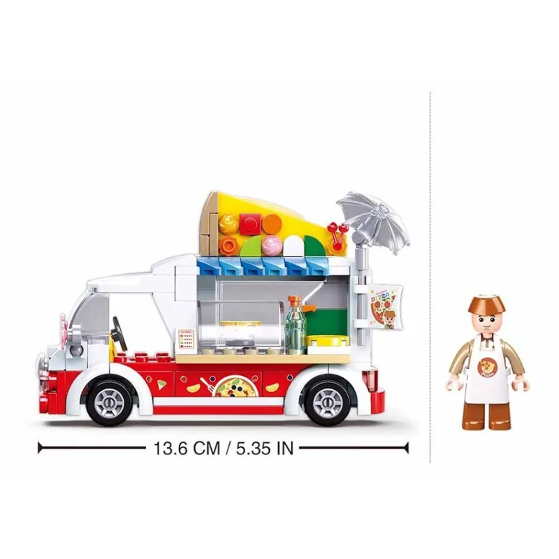 Sluban Girls Dream M38-B0993D Pizza vozidlo