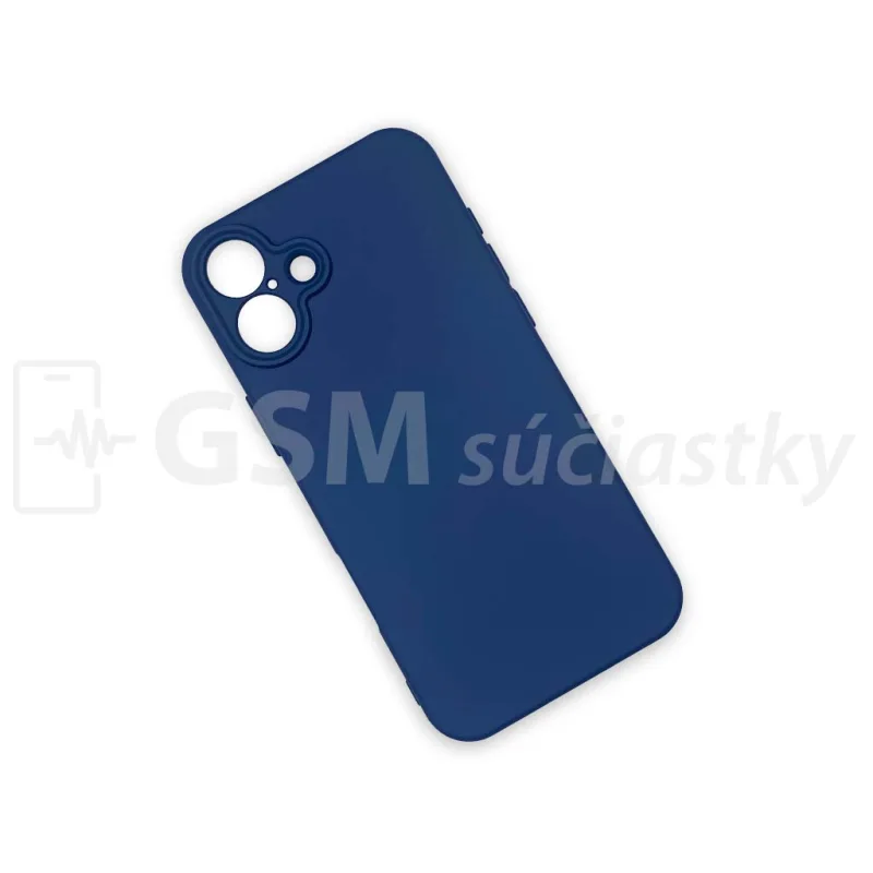 Soft Flex Silikónový kryt na mobil iPhone 16 Plus, Modrý