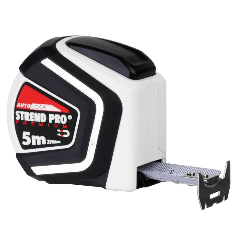 Meter Strend Pro Premium 5 m, zvinovací, Auto STOP, magnetic